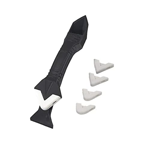 Trimming Tools 3/5 in 1 Silicone Sealant Remover Tool Set Caulking Finisher Sealant Smooth Scraper Removal Stainless Steel/Plastic Hand Tool for Kitchens, Windows (Color : Plastic Head) Cover