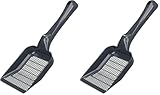 TRIXIE Streuschaufel für Ultrastreu - recycelter Kunststoff - Größe M - 13 x 12,5 x 2,5 cm - Diverse Farben - zufällige Auswahl - 4050 (Packung mit 2)