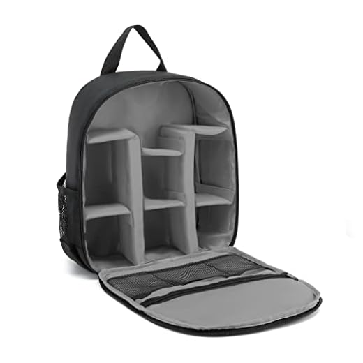 winvin Digital DSLR Camera Waterproof Sling Backpack Shoulder Bag For Unisex Hiking Traveling Grey