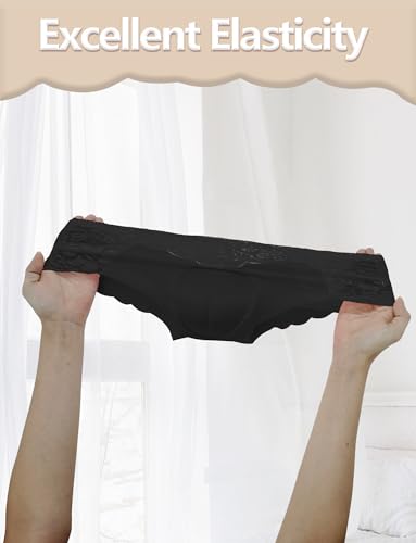 FEOYA Men’s Hiding Gaff Panties for Crossdresser Transgender Feminine Underwear Lace Hollow Out Shaping Boxers Briefs2