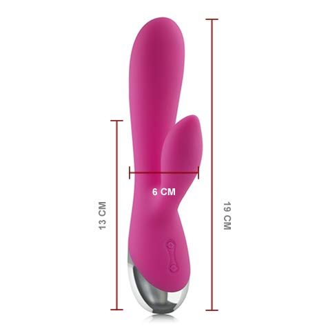 Vibrador Mystic Recarregável Multivelocidade Lady cor Rosa - 19 cm X 3,8 cm