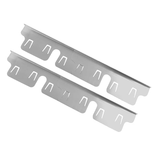 Greabuy Paquete de 1 cubierta ajustable para estufa, inoxidable, fácil instalación, evita los escombros, modificable, protege la diferencia de la estufa para encimeras de cocina