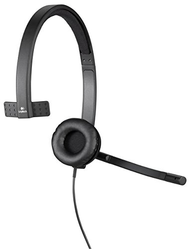 Logitech USB HEadset H570e Mono (Renewed)