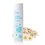 Frida Baby Unscented Fragrance-Free Bubble Bath + Body Wash, Oat & Chamomile Toddler & Baby Body Wash for Sensitive Skin, Dermatologist Tested, Tear-Free, Hypoallergenic, Safe for Skin, 10oz