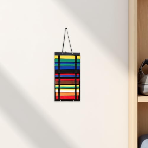 Soporte de pantalla de la correa de lucha TOPBATHY con acabado premium negro 7