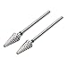 2Pcs Nail Drill Bits Set for Manicure Grinding, Nail Gel Removal with High Wear and Efficient Nail Polishing, Suitable for All Electric Grinders