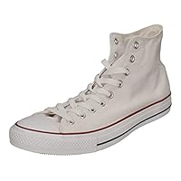 Converse Mens All Star Hi Top Chuck Taylor Chucks Sneaker Trainer - Optical White - 9.5