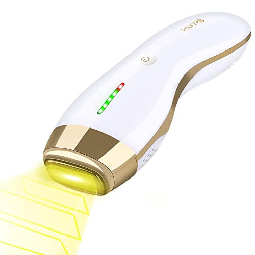 [FDA Cleared] IPL Laser Hair Removal Permanent for Women, Painless Unlimited Flashes Hair Removal Device with 5 Energy Levels, Reduction in Hair Regrowth for Men By PINKZIO