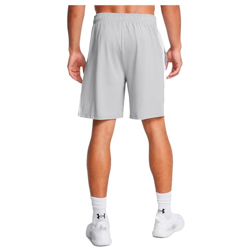 Under Armour Men's Train Stretch 2.0 Shorts, (011) Mod Gray / / White, XX-Large - image 2