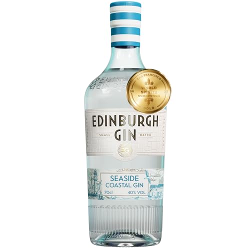 Edinburgh Seaside Gin | Maritime Botanicals | Perfekt für Gin Tonic mit Rosmarin | Silber Gewinner...