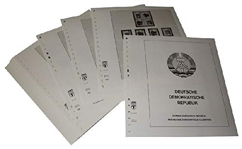 LINDNER Das Original Deutschland Komplettangebot Deutsche Demokratische Republik - Vordruckblätter Jahrgang 1949-1990