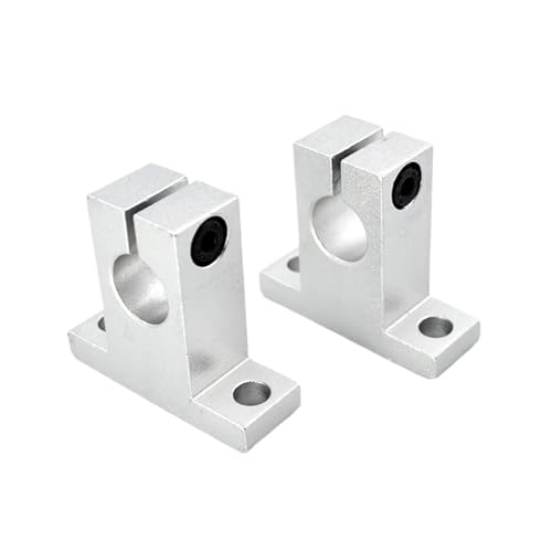 Soporte de eje guía lineal de 13mm pack de 2 unidades SK13 para CNC y guías de rodamiento