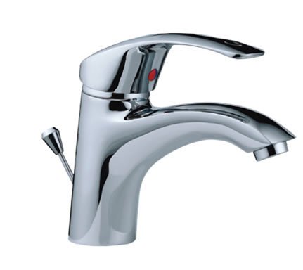 Dissipatore di cromo rubinetto bagno integrato, lavello con rubinetto