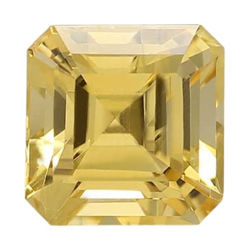 MAA Shakti GEMS 8.30 Ratti 7.80 Carat Yellow Sapphire Gemstone Earthmine Transparent Genuine Ceylon पुखराज रत्न Original Certified by Lab Pila Pukhraj Stone for Men and Women-image-3