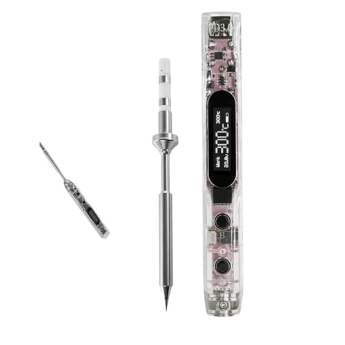 Image of Sequre Si012 Pro Max Portable Soldering Iron With LED Light Compatible With T12 TS SI Tips Supports PD QC Power English Russian Menu(TS-I)