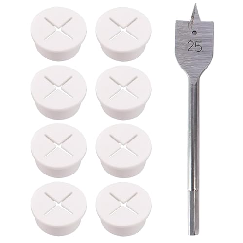 Gefire Wit Silikon Kabeldurchführung 8 Stück