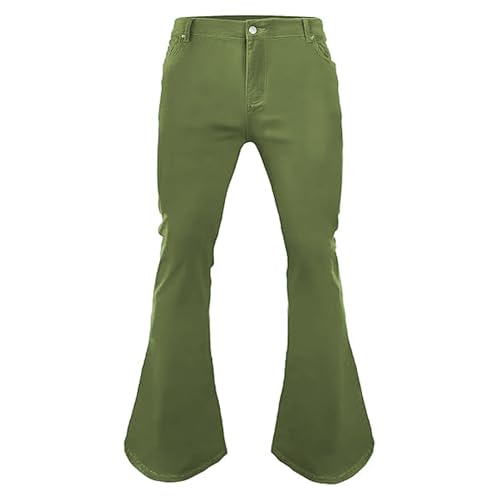 Men's Disco Pants Bell Bottom Jeans Pants,60s 70s Bell Bottoms Vintage Denim Pants Jeans for Men3
