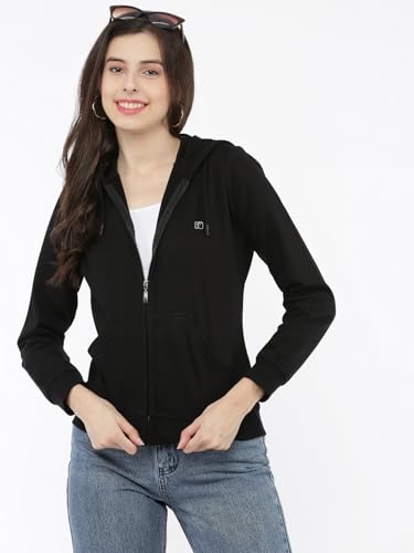 Image of Rupa Softline Zippered Women's Hoodie with Zipper | Trendy Colors| Be Effortlessly You