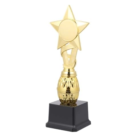 NUOBESTY Plastic Gold Star Award Trophy Cover