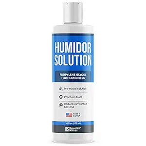 Cigar Humidor Solution (1 Pack) 16oz Propylene Glycol Solution (PG Solution) For Humidifiers. Humidor Accessories and Supplies By Essential Values - ?