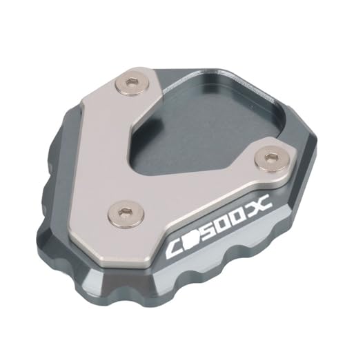 Extension béquille CB500X anti-enfoncement pour parking moto stable