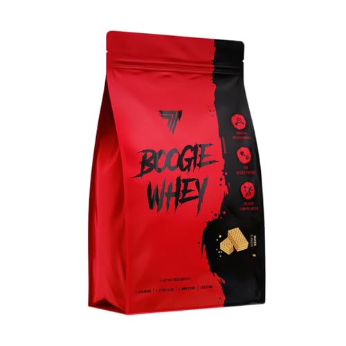  Trec Nutrition Boogie Whey 2000 gr Gusto Wafer Proteine del latte con Arginina, Citrullina, Ornitina e Creatina