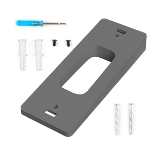 Soporte de puerta de video - Soporte de cámara para puerta | Soporte de timbre de anillo Smart Home Security Camera Support, Sistema de montaje en pared ajustable resistente a la intemperie Installati