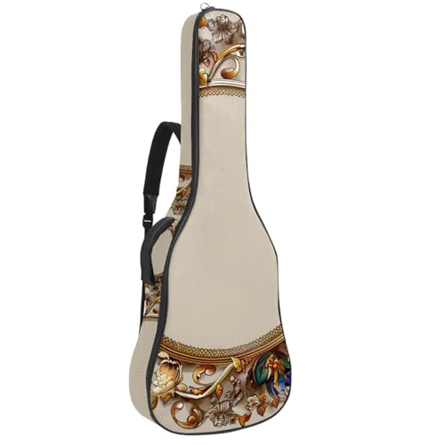 Sac de transport pour guitare acoustique étanche avec poches de rangement
