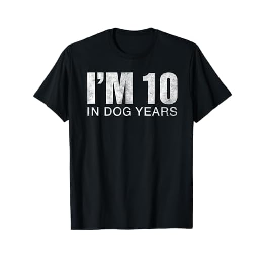 I'm 10 In Dog Years Funny 70th Birthday T-Shirt