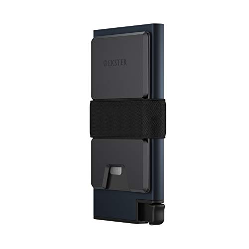 Image of Ekster Aluminum Cardholder Wallet for Men | Metal Wallets with RFID Blocking Layer | Slim & Minimalist Aluminum Wallet with Push Button for Quick Card Access