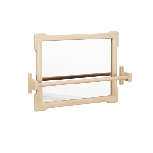 Ogears Montessori Pull Up Bar for Infants, Montessori Small Mirror is Suitable for Babies 6-18 Months, Kids Baby Registry Item