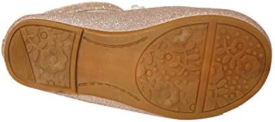 Little Girls Dress Ballet Girls Little Kid/Big Kid T-Strap Mary Jane Bow Flat Shoes Gold 4 | Image 7