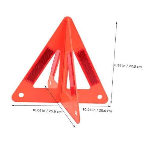5 piezas Triángulo Reflectivo de Emergencia para Vehículo miniatura 2