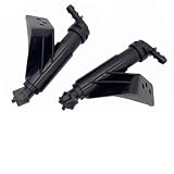 EaseSunny Scheinwerferwaschdüse Sprühstrahl für Hyundai Santa Fe 2013-2016 Frontstoßstange Reinigung ABS Schwarz Links Rechts Paar 98671B8000 98672B8000