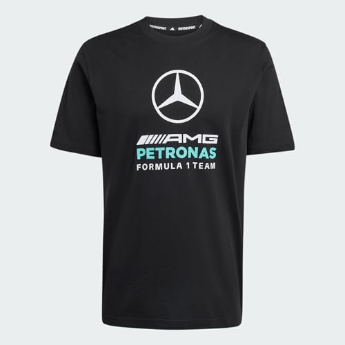 adidas Men's Mercedes - AMG Petronas Formula 1 Team DNA Graphic Tee, Black/semi Mint Rush, S – Ansicht 6