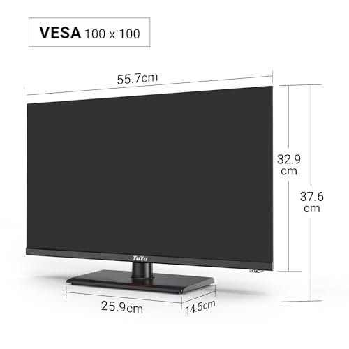 TuTu Smart TV 25 Zoll (64 cm), Full HD Fernseher mit WLAN, Triple Tuner (DVB-T/T2, DVB-C, DVB-S/S2), App Store, HDMI, USB, Mittelfuss – Bild 6