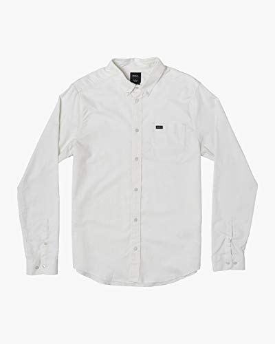 RVCA Boys' Thatll Do Stretch Long Sleeve Woven Button Front Shirt2