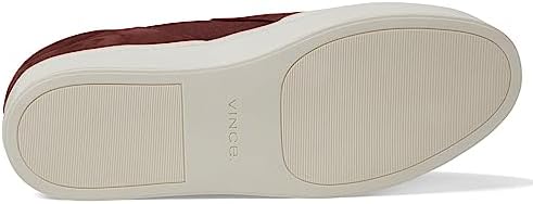 Vince Womens Warren Slip On Platform Sneaker Oxblood Red Suede 9 M | Image 2