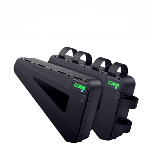 48V 52V 72V Electric Bike Triangle Lithium Battery Pack 20Ah - 30Ah Triangle Ebike Battery With fast charger + BMS + Bag for Mountain Bicyclewith charger (52V31.2AH)