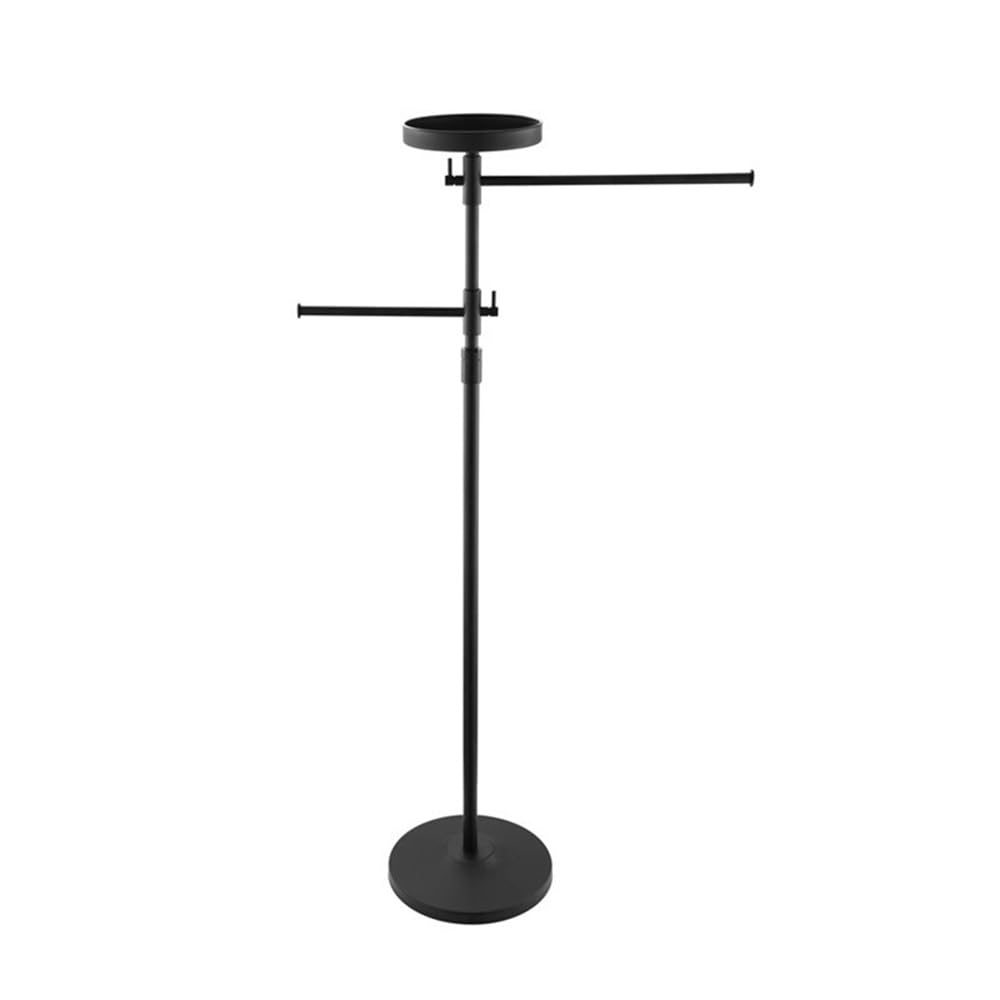 towel rail Bathroom Punch-free Floor-standing Towel Rack Storage Beside The Bathtub Stainless Steel Mobile(Black)