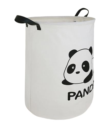 Image of 19.8 inch Round Kids Laundry Basket Gift Basket Storage Laundry Hamper Laundry Basket Baby Toys Nursery Bin with Handles,Storage Basket for Kids Room Bedroom Decor
