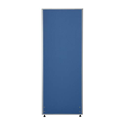 法人様向け オフィスコム ローパーテーション パーティション 幅600×高さ1600mm シルバー×ブルー OC-PT-C1660-bl