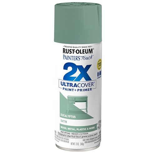 Rust-Oleum Painters Touch 2X Ultra Cover Spray Paint Satin Eucalyptus