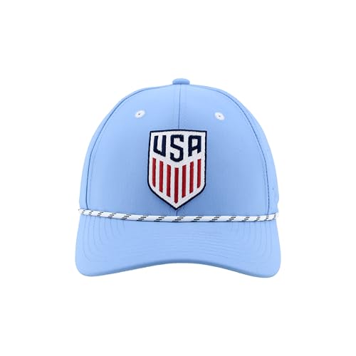 Gorra unisex oficial USMNT Snapback azul claro miniatura 2