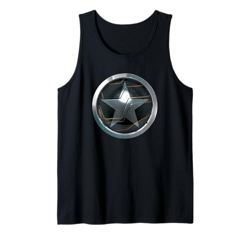 Débardeur Marvel Bucky Barnes, haut sans manches Falcon and Winter Soldier noir