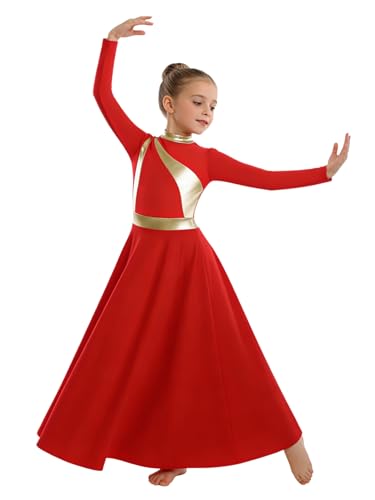 Robe danse contemporaine avec justaucorps métallique brillant