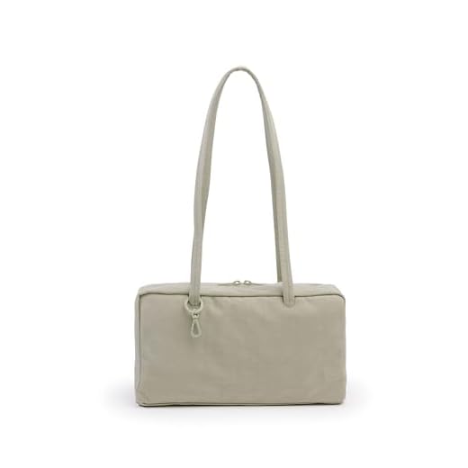 BAGGU Celadon Nylon Bowler Bag