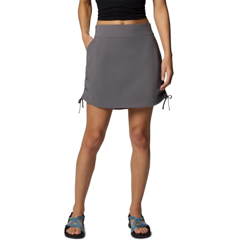 Columbia Womens All Seasons Ruched Skort, City Grey, 3X