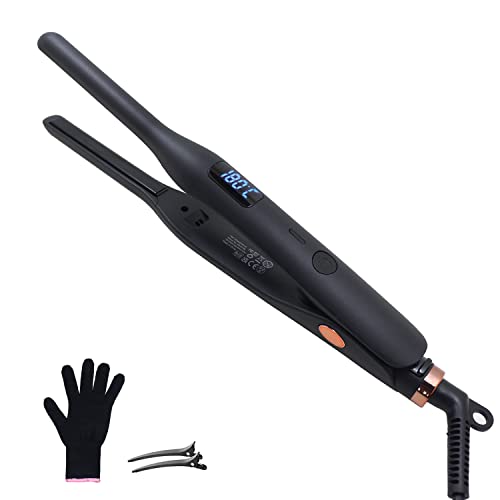 👍Piastra Perfetta per Capelli Corti👍Questa mini piastra professionale è ideale per uomo e donna, per capelli corti, frangia, pixie e tagli di capelli bob, e barba da uomo. Le piastre sottili da 10 mm possono avvicinarsi alle radici e ai bordi dei capelli o della barba, per ridurre i grovigli e l'effetto crespo, i capelli diventano liscissimi! Può essere un regalo perfetto per il tuo partner, fidanzati, madre, sorelle, figlie o amici in compleanni, anniversari, Natale e Capodanno.