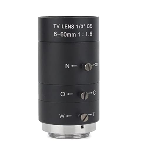 Microscope 48MP 4K HDMI USB Digital Video Microscope Camera Table Stand 6-60MM C Mount Lens(E 6-60mm Lens)